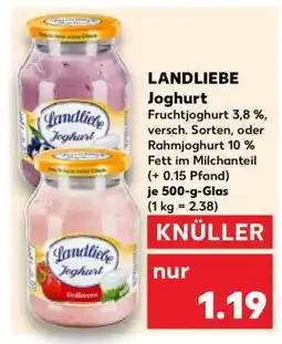 Kaufland LANDLIEBE Joghurt Angebot