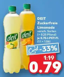 Kaufland deit zuckerfreie Limonade Angebot