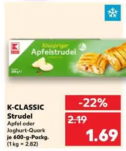Kaufland K-CLASSIC Strudel Angebot