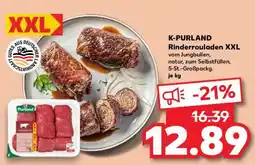 Kaufland K-PURLAND Rinderrouladen XXL Angebot