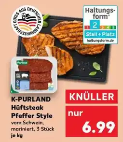 Kaufland K-PURLAND Hüftsteak Pfeffer Style Angebot