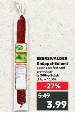 Kaufland EBERSWALDER Knüppel-Salami Angebot