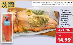Kaufland Norweg. Lachsfilet Angebot