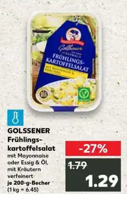 Kaufland GOLSSENER Frühlingskartoffelsalat Angebot