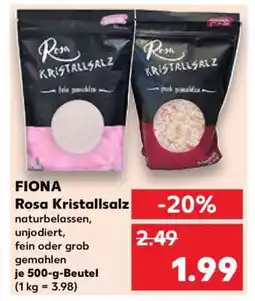 Kaufland FIONA Rosa Kristallsalz Angebot