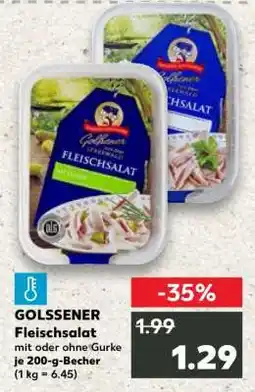 Kaufland GOLSSENER Fleischsalat Angebot