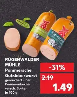 Kaufland Rügenwalder Mühle Pommersche Gutsleberwurst Angebot