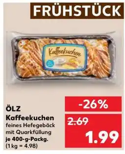 Kaufland ÖLZ Kaffeekuchen Angebot