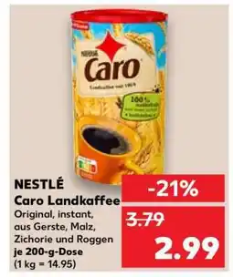 Kaufland NESTLÉ Caro Landkaffee Angebot