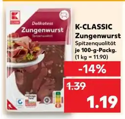 Kaufland K-CLASSIC Zungenwurst Angebot