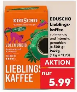 Kaufland EDUSCHO Lieblings-kaffee Angebot
