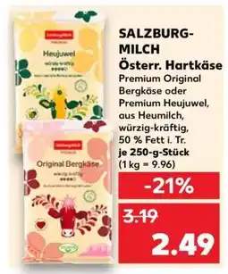 Kaufland SALZBURG-MILCH Österr. Hartkäse Angebot