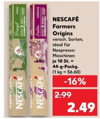 Kaufland Nescafé Farmers Origins Angebot