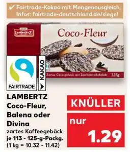 Kaufland LAMBERTZ Coco-Fleur, Balena oder Divina Angebot