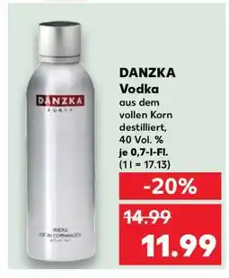 Kaufland DANZKA Vodka Angebot