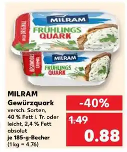 Kaufland Milram Gewürzquark Angebot