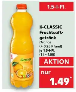Kaufland K-CLASSIC Fruchtsaftgetränk Orange Angebot