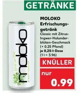 Kaufland MOLOKO Erfrischungsgetränk Angebot