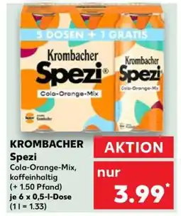 Kaufland Krombacher Spezi Angebot