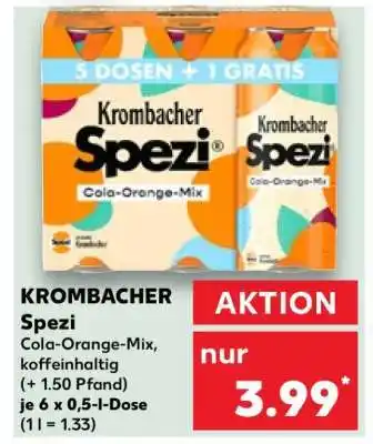 Kaufland Krombacher Spezi Angebot