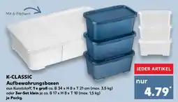 Kaufland K-CLASSIC Aufbewahrungsboxen Angebot