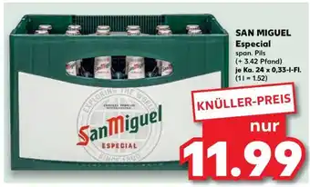 Kaufland San Miguel Especial Angebot