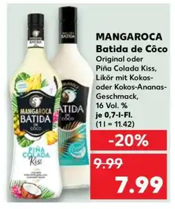 Kaufland MANGAROCA Batida de Côco Angebot