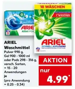 Kaufland Ariel Waschmittel Angebot