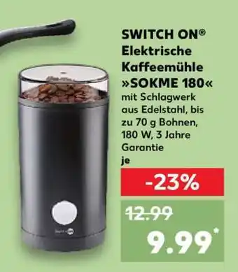 Kaufland SWITCH ON Elektrische Kaffeemühle SOKME 180 Angebot