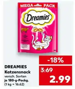 Kaufland DREAMIES Katzensnack Angebot