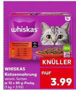 Kaufland WHISKAS Katzennahrung Angebot