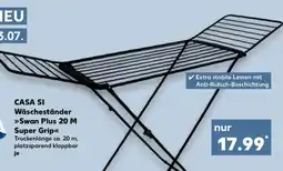 Kaufland CASA SI Wäscheständer Swan Plus 20 M Super Grip Angebot