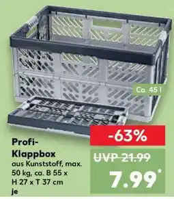 Kaufland Profi-Klappbox Angebot