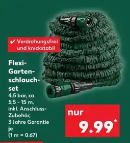 Kaufland Flexi-Gartenschlauchset Angebot