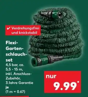 Kaufland Flexi-Gartenschlauchset Angebot