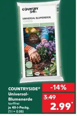 Kaufland COUNTRYSIDE Universal-Blumenerde torffrei Angebot