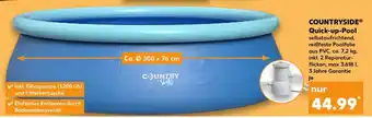 Kaufland COUNTRYSIDE Quick-up-Pool Angebot