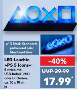 Kaufland LED-Leuchte PS 5 Icons Angebot