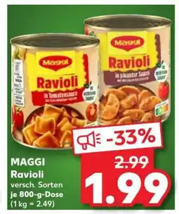 Kaufland Maggi Ravioli Angebot