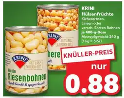 Kaufland KRINI Hülsenfrüchte Angebot