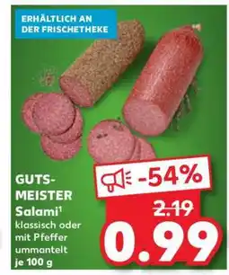 Kaufland GUTS-MEISTER Salami Angebot