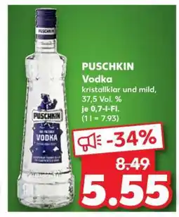 Kaufland Puschkin Vodka Angebot
