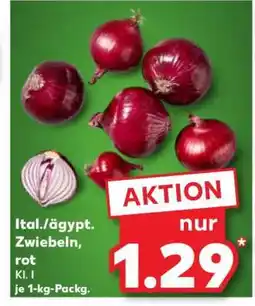 Kaufland Ital./ägypt. Zwiebeln, rot Angebot