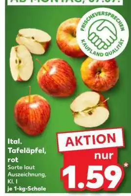 Kaufland Ital. Tafeläpfel, rot Angebot