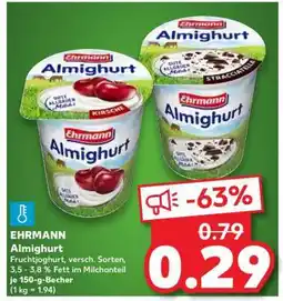 Kaufland EHRMANN Almighurt Angebot