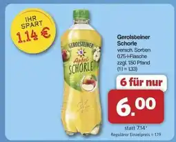 Famila Nord Ost Gerolsteiner Schorle Angebot