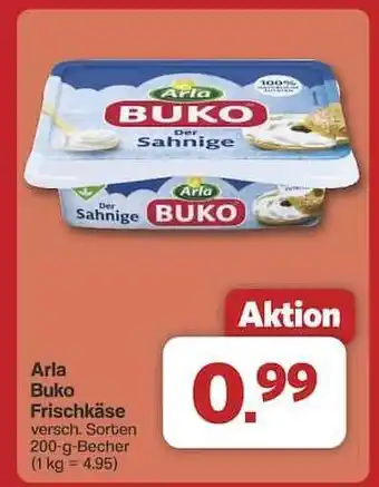 Famila Nord Ost ARLA Buko-Frischkäse Angebot