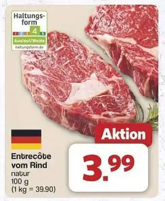 Famila Nord Ost Entrecôte vom Rind Angebot