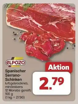 Famila Nord Ost Spanischer Serrano-Schinken Angebot