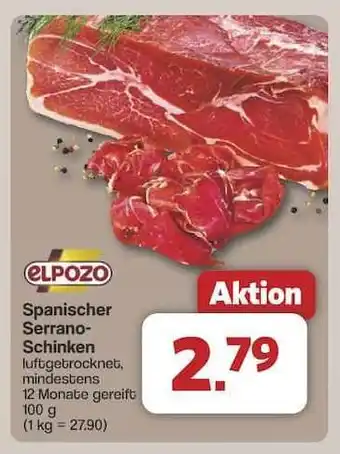 Famila Nord Ost Spanischer Serrano-Schinken Angebot